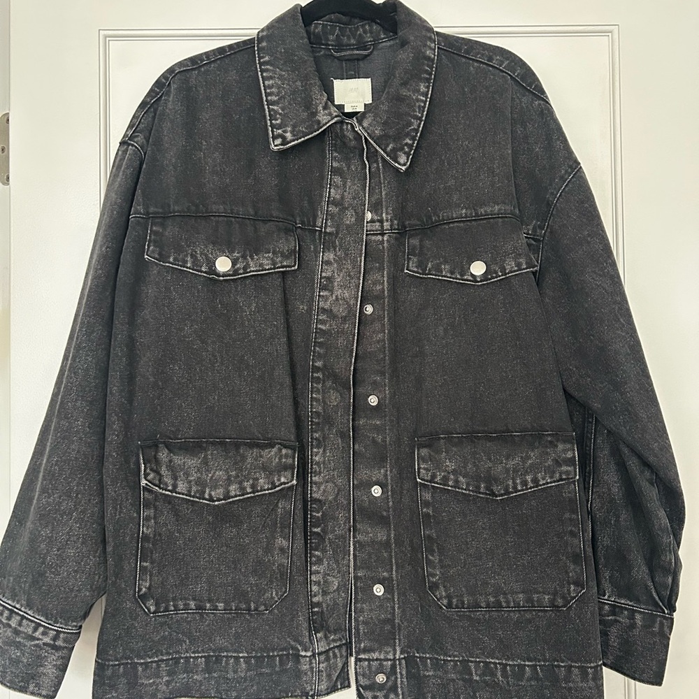 H&M Black Denim Jacket